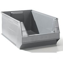 Contenitore a giorno L500 / 450xP310xH200mm PE rigenerato grigio LOCKWEILER (Per 10)