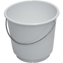 Secchio 10l pe bianco per alimenti D.290mm H.260mm Lockweiler