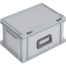 Lockweiler - Ku.-case L400xP300xH233mm pp 1 maniglia serratura scorrevole grigio 20l