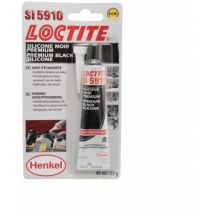 Loctite - si 5910 - Silicone noir pour joint d'étanchéité carter d'huile, pate à joint carter, haute résistance aux huiles - tube 40 ml