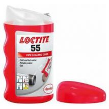 Loctite Gewindedichtfaden 160 m – universell einsetzbar für Heiß- und Kaltwasser, Trinkwasser, Gas – NSF/ANSI Standard 61 zertifiziert