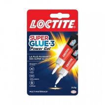 Loctite - Pegamento Superglue 3 Power Flex, 2x3g.