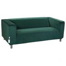 Loft 25 - 2 Seater Klippan Sofa Cover for Living Room, Velvet Sofa Couch Protector, Replacement Soft Couch Covers, Durable and Thick Washable