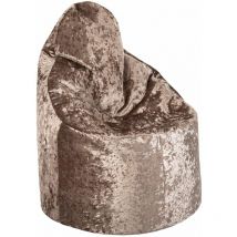 Loft 25 - Sitzsack mit hoher Rückenlehne für das Wohnzimmer, Sitzsack aus Pannesamt, weicher Gaming-Sitzsack für den Innenbereich für Erwachsene,