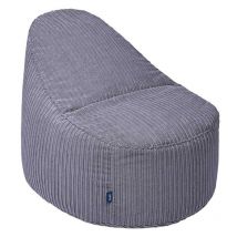 Loft 25 - Fauteuil poire relaxant pour adulte pour salon, fauteuil poire en velours côtelé au design ergonomique, 90x100x70 cm chaise longue