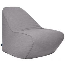 Loft 25 - Pouf d'intérieur, 100x80x100 cm Pouf léger et confortable pour dormir, Pouf adulte pour lire, Pouf design ergonomique pour salon - Fossile