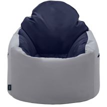 Loft 25 - Gigante xl Silla Puff con Respaldo Sillón Puf de Pera con relleno para Salon - Armada