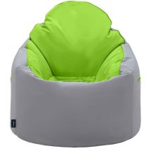 Loft 25 - Gigante xl Silla Puff con Respaldo Sillón Puf de Pera con relleno para Salon - Lima