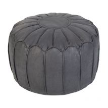 Pouf rond pour salon, repose-pieds doux de style marocain, pouf léger avec remplissage de perles eps, pouf de jeu décoratif pour adultes et enfants