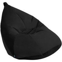 Loft 25 - Poltrona a sacco per soggiorno, Pouf in velluto per rilassarsi, Poltrona a sacco ergonomica con ripieno morbido, 90x85 cm Pouf per adulti