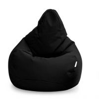 Fauteuil Pouf de jeu pour salon, intérieur et extérieur pouf à dossier haut pour adultes, 80x75 cm pouf poire résistant à l'eau avec remplissage