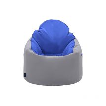 Loft 25 - Pouf d'intérieur, fauteuil poire résistant à l'eau pour le salon, pouf de jeu extérieur résistant à l'eau, 80x84 cm pouf rond à dossier