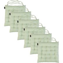 Square Seat Pad Dining Room Garden Patio Tufted Padded Chair Cushion with Ties - Dewkist 6pk - Loft 25