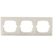 Cadre Triple Horizontal logi Crème