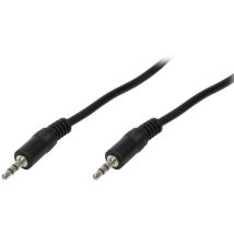 Logilink Ca1049 Klinke Audio Anschlusskabel 1.00 M Schwarz (matt)