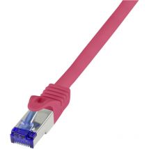 LogiLink C6A034S RJ45 CAT 6a S/FTP 1.00 m Rot 1 St.