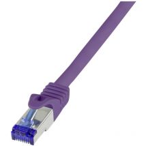 Logilink - C6A109S RJ45 cat 6a s/ftp 15.00 m violet 1 pc(s)