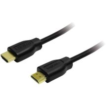 Logilink - Câble de raccordement hdmi Fiche mâle hdmi-a, Fiche mâle hdmi-a 20.00 m noir CH0055 4K uhd Câble hdmi