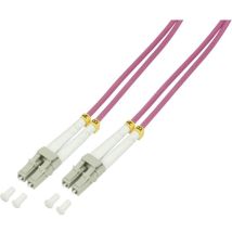 FP4LC01 fibre optique fo Câble de raccordement 50/125 μ Multimode OM4 1.00 m - Logilink