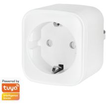 Smart Plug LOGILINK Funksteckdose SH0101 – Wi-Fi Steuerung – 230V, 16A, IP20 – Kompatibel mit Alexa und Google Home