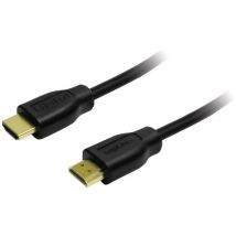 Logilink - Câble de raccordement hdmi Fiche mâle hdmi-a, Fiche mâle hdmi-a 7.50 m noir CH0045 4K uhd Câble hdmi