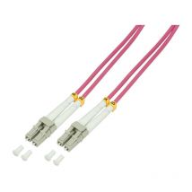 Logilink - LogiLight Fibre Optique oM4 câble Patch 50/125μ-lC-lC - 3 m (FP4LC03)