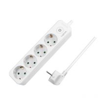 Logilink - LPS245 multiprise 1,5 m 4 sortie(s) ca intérieur blanc