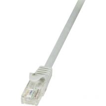 CP1122U RJ45 Netzwerkkabel, Patchkabel cat 5e u/utp 30.00 m Grau 1 St. - Logilink