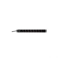 Logilink - 19'' steckdosenleiste, 9-FACH, ohne schalter,schwarz PDU9C01