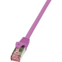 Cable reseau rose 2.00m sftp blinde RJ45 cat6