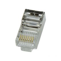 Solera - Connecteur RJ45 mâle ftp Cat5E blindé (sac de 100 pièces) 55032