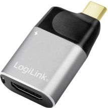 LogiLink USB 3.1 (Gen 2) Adaptateur [1x USB 3.1 mâle type C - 1x HDMI femelle, USB-C femelle (Power Delivery)] CUA0203