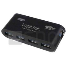 2direct Gmbh Logilink Usb 3.0 Hub, 4 Ports, Inkl. Netzteil De 3.5a, Schwarz