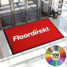 Logomatte Nach Maß Schmutzfangmatte Mit Logo Bedrucken Werbematte Cm64 Fliederx 150 Cm