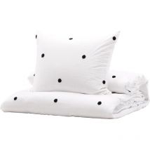 Loke parure de lit blanc.