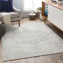 Surya - Tapis Vintage Oriental Gris/Ivoire 130x180 cm