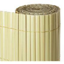 Lolahome - Cañizo pvc de Doble Cara Beige 3x1,5 metros. Resistente 1.200 gr/m2, Decorativo y Fácil Instalación. Alta Privacidad y Ocultación para