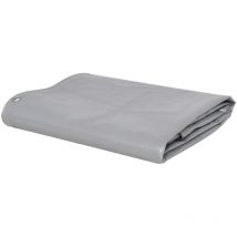 Lona versátil y resistente 650 g/m² 1,5 x 6 m gris
