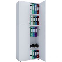 EBUY24 Büroschrank Aktenschrank Lona 5 Fächer 70 x 184 x 40 cm Hochwertiges Metall 35 Ordner Kapazität