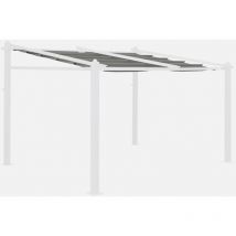 Techo de repuesto para pérgola 3x4m, Cubierta de pérgola Murum, Gris