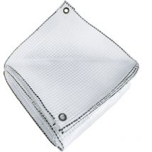 Lona para Construcción 4x6 m - TECPLAST - TR170CH - Lona Reforzada Transparente - Calidad Profesional - Lona Impermeable Exterior