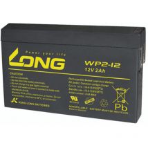 Kung Long Blei-Akkumulator Standby, WP2-12, 12 v-, 2 Ah, Faston 4,8 mm