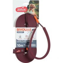 Longe plate en silicone rouge Bivouak 10 m