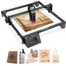 Longer - RAY5 Laser Graveur Machine Laser Cutter Gravure cnc Machine, Verre Bois Acrylique Bijoux Métal Laser Graveur avec 0,08 0,08 Point Comprimé,