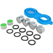 tecuro LongLife SPAR-Strahlregler Set, 7-teilig, mit Montageschlüssel