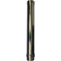 Sivac – Longueur droite inox 1000 mm – Conduit de fumée – Ø 130 mm – Largeur, Matières