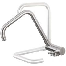Lonheo - Grifo de Cocina Plegable de Acero Inoxidable Cepillado, Grifo Cocina Abatible Plegable 90 / Giratorio 360, Fregaderos Monomando de cocina