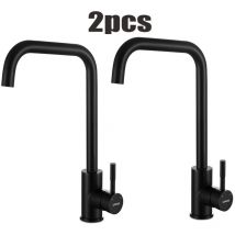 Robinet Cuisine avec Douchette Mitigeur Douchette d'évier Extractible à Deux Jets Mitigeur Evier Bec Haut Pivotant à 360° avec Barboteur Démotable,