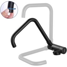 Rubinetto Cucina Pieghevole Fino 180 Girevole A 360, Rubinetto Da Cucina Sottofinestra In Acciaio Inox, Miscelatore Monocomando Per Lavello, Nero - 