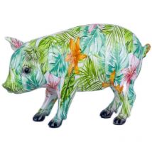 Origen - Signes Grimalt Figures de figure animale Porc animal vert 8x24x15cm 25442